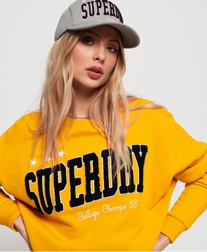 Superdry Collegic Női Sapka Szürke | ZIFEQ1467